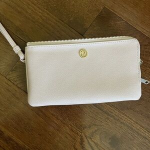 Pink, Lululemon hand bag/wallet.